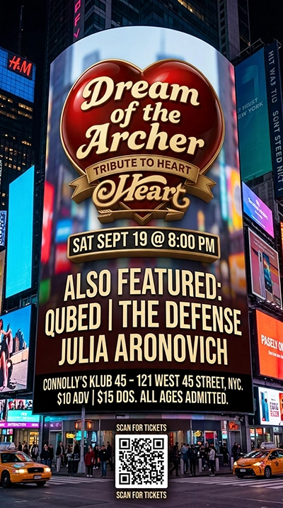 Dream of the Archer flyer for Sour Mouse on Sept 5, 2026