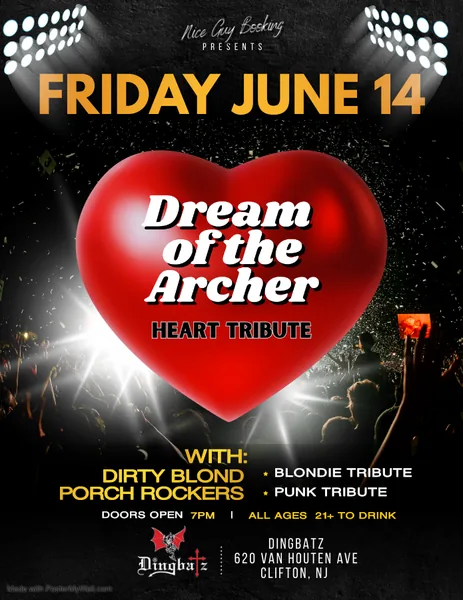 Dream of the Archer flyer for Dingbatz on June 14, 2024