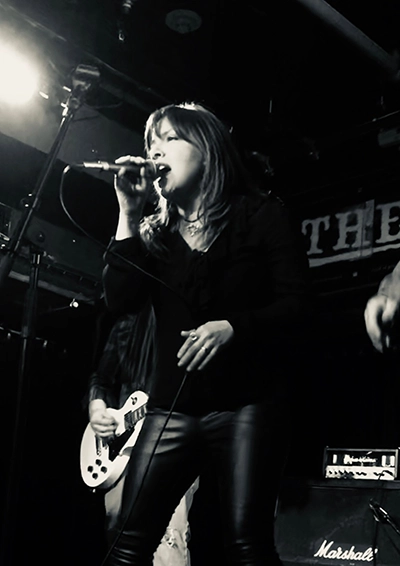 Miranda Ward onstage at KLUB 45